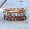 Spirituelles Boho Chic Wickelarmband