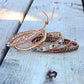 Spirituelles Boho Chic Wickelarmband