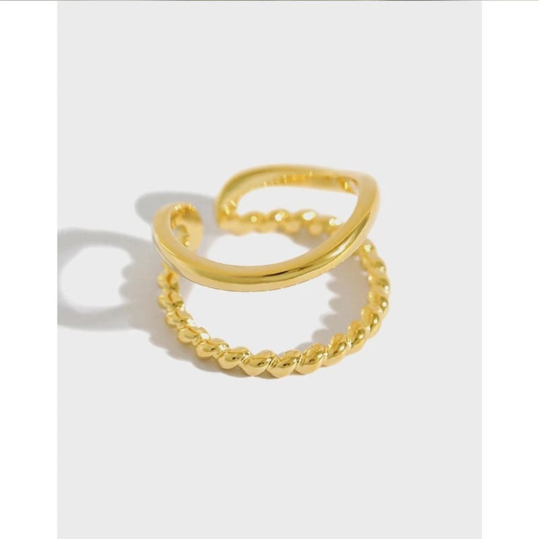 Verstellbarer Ring Elanor 925 Sterling Silber