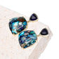 Spiritual Colorful Blue Jasper Earrings