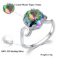 Mystic Topaz 925 Sterling Silver Ring