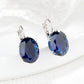 Elegant Zirconia Water Drop Stud Earrings