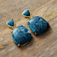 Spiritual Natural Apatite Stud Earrings