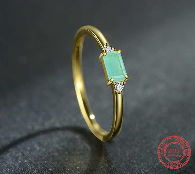 Paraiba Tourmaline Sterling Silver Ring