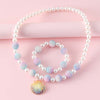 Shiny Shell Pearl Kids Jewelry Set