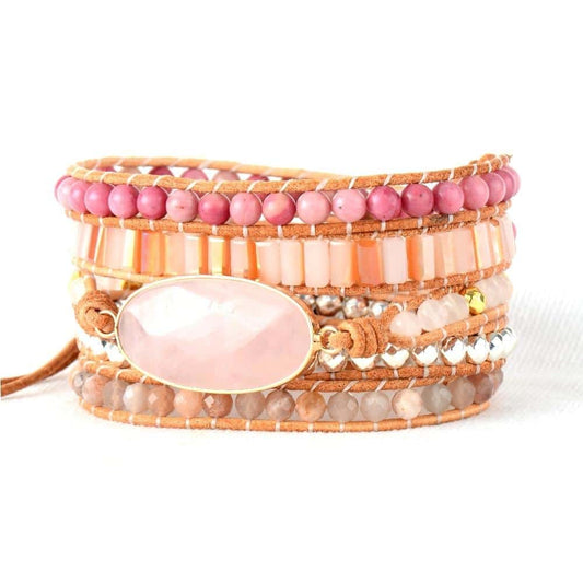Dreamy Pink Wrap Bracelet