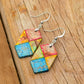 Hexagonal Jasper Earrings