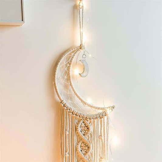 Crescent Moon Chic Dreamcatcher