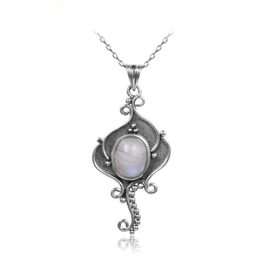 Vintage Design Moonstone Necklace
