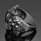 Amethyst-Ring aus 925er Sterlingsilber im Vintage-Stil
