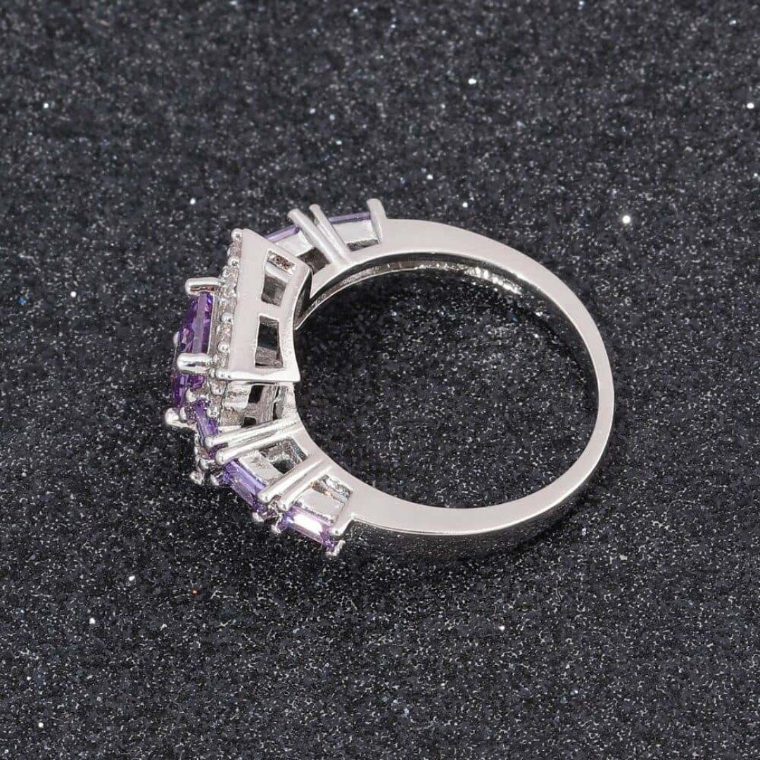 Amethyst Sterling Silber Ring 