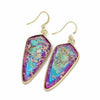 Arrow Head Bohemian Jasper Earrings