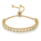 Spirituelles weißes Opal-Silberarmband 