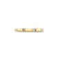 Stapelring aus Gold mit Zirkonia