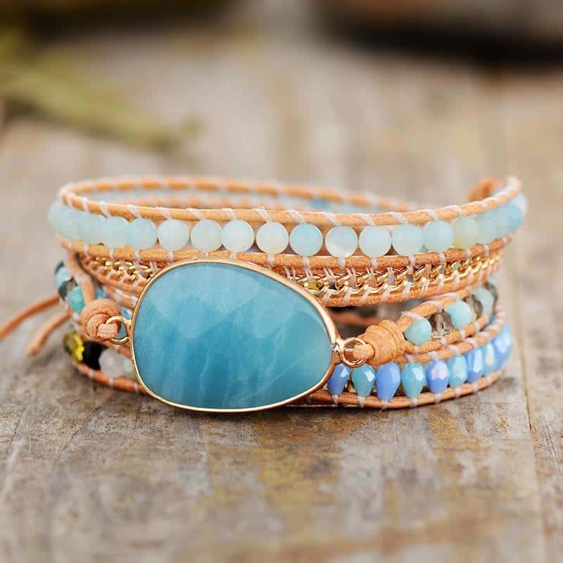 Exclusive Amazonite Wrap Bracelet