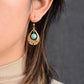 Elegant Drop Gold Tone Earrings