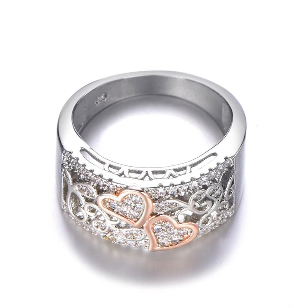 Love Zirconia 925 Sterling Silver Ring