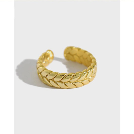 Lucia 925 Sterling Silver Adjustable Ring
