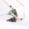 7 Chakra Reiki Pendulum Pendant Accessory
