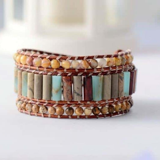 Böhmisches Sonnenblumen-Charm-Armband