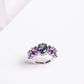 Amethyst &amp; Topas Silberring