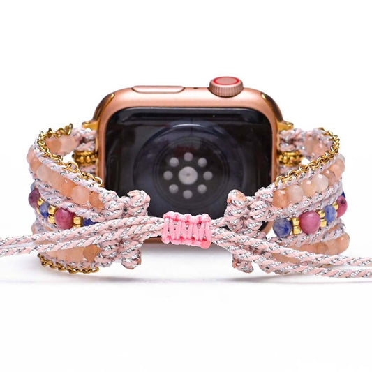 Spirituelles Sonnenstein-Armband für die Apple Watch 