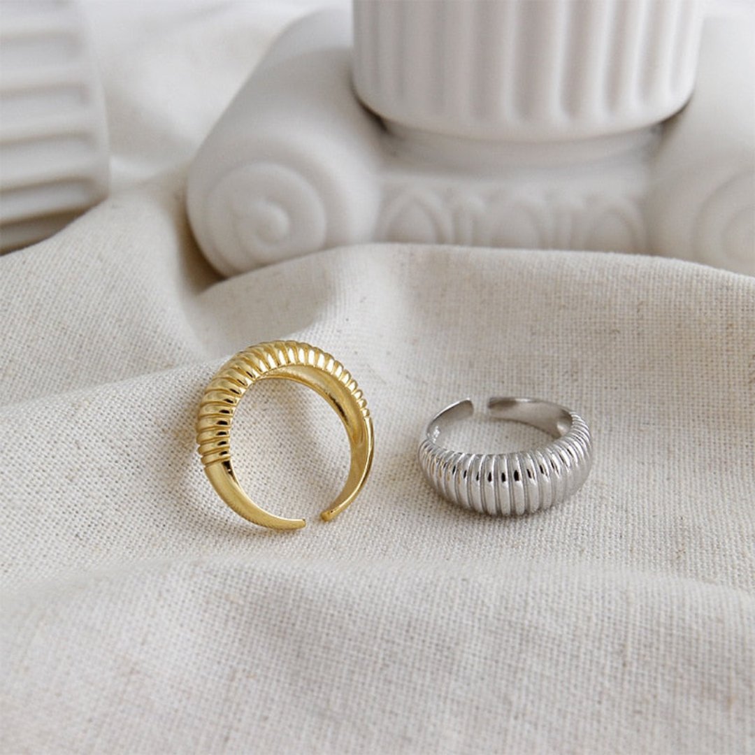 Julia 925 Sterling Silver Adjustable Ring