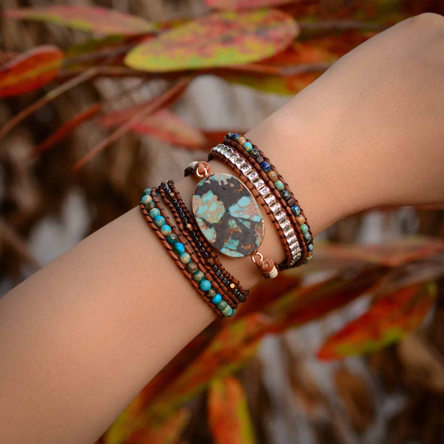 Conquer Healing Kaiserjaspis-Armband