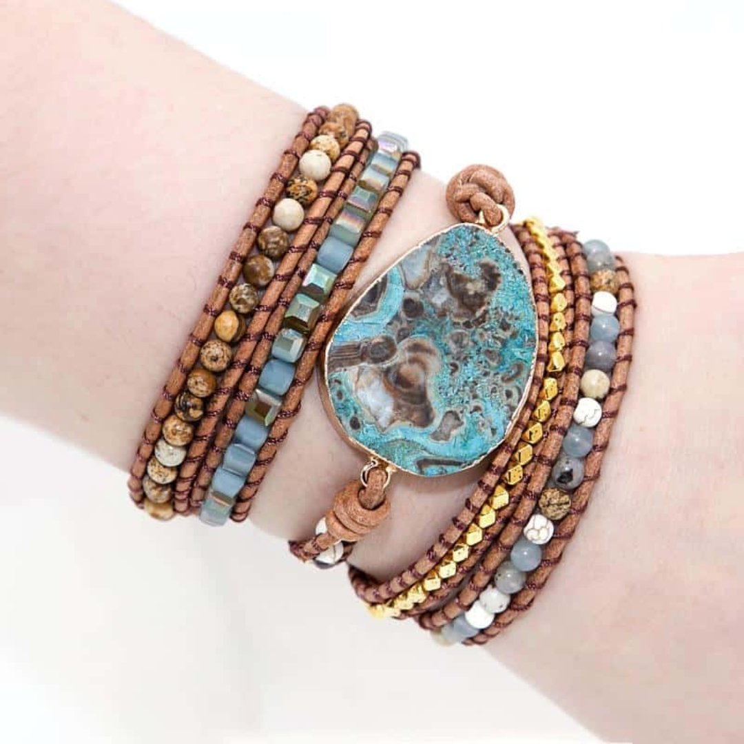 Blaues Ozean-Armband