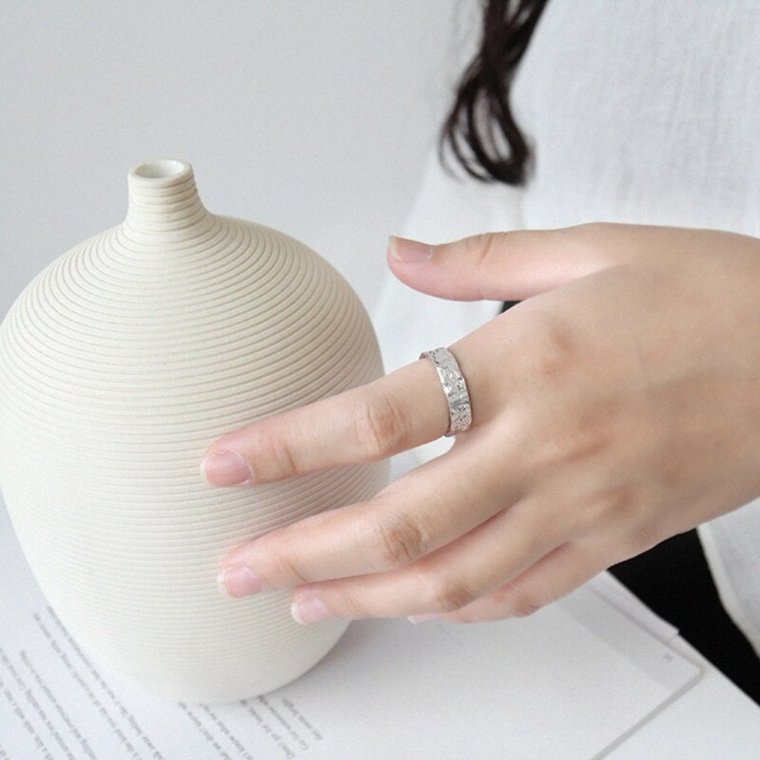 Verstellbarer Ring „Circe“ aus 925er Sterlingsilber 