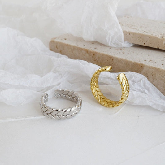 Lucia 925 Sterling Silver Adjustable Ring