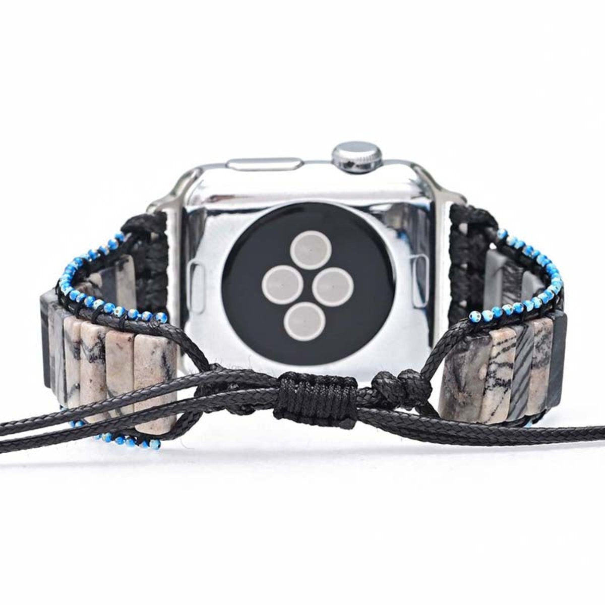 Exklusives Apple Watch-Armband mit Zebrasteinen