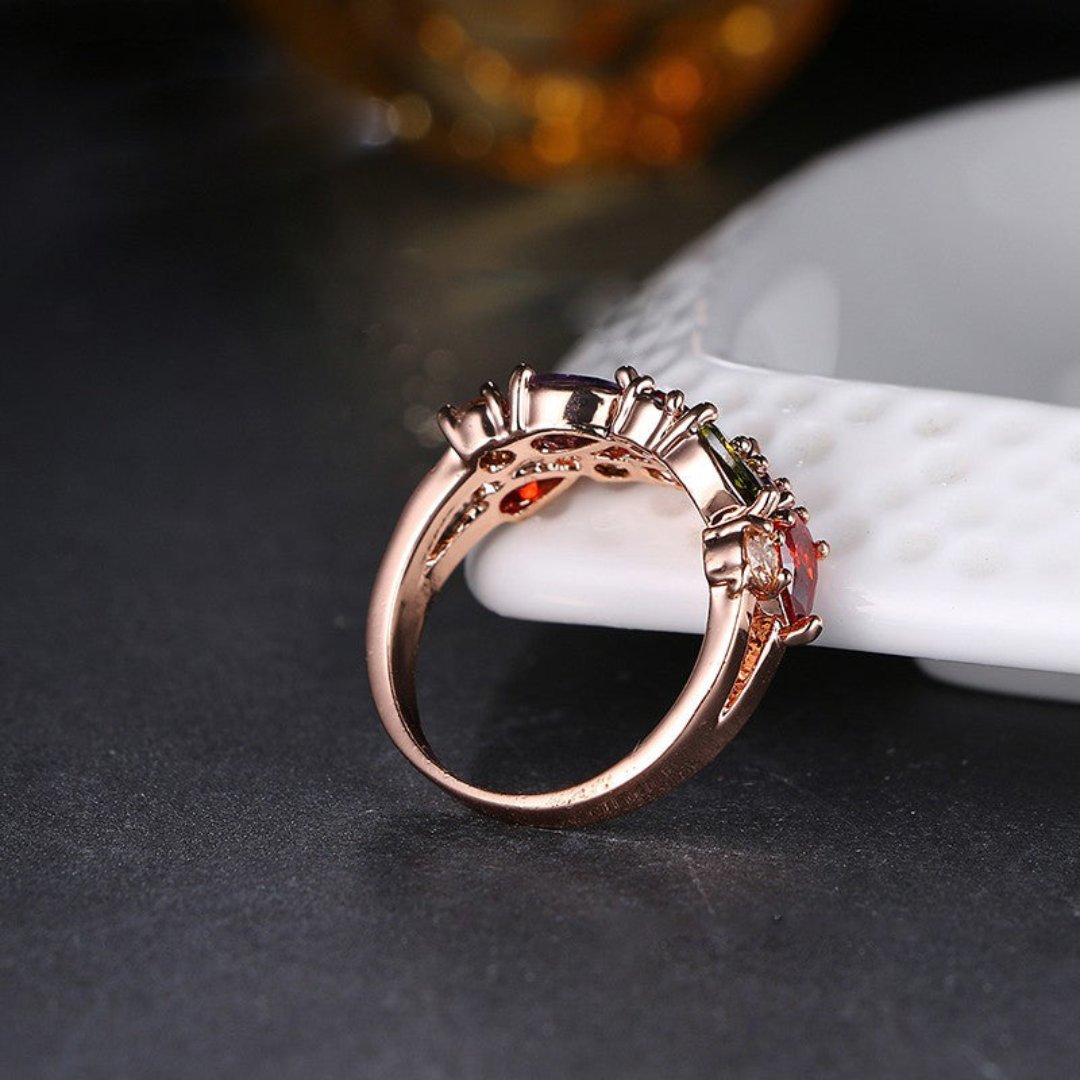 Bezaubernder Multicolor Zirkonia Ring