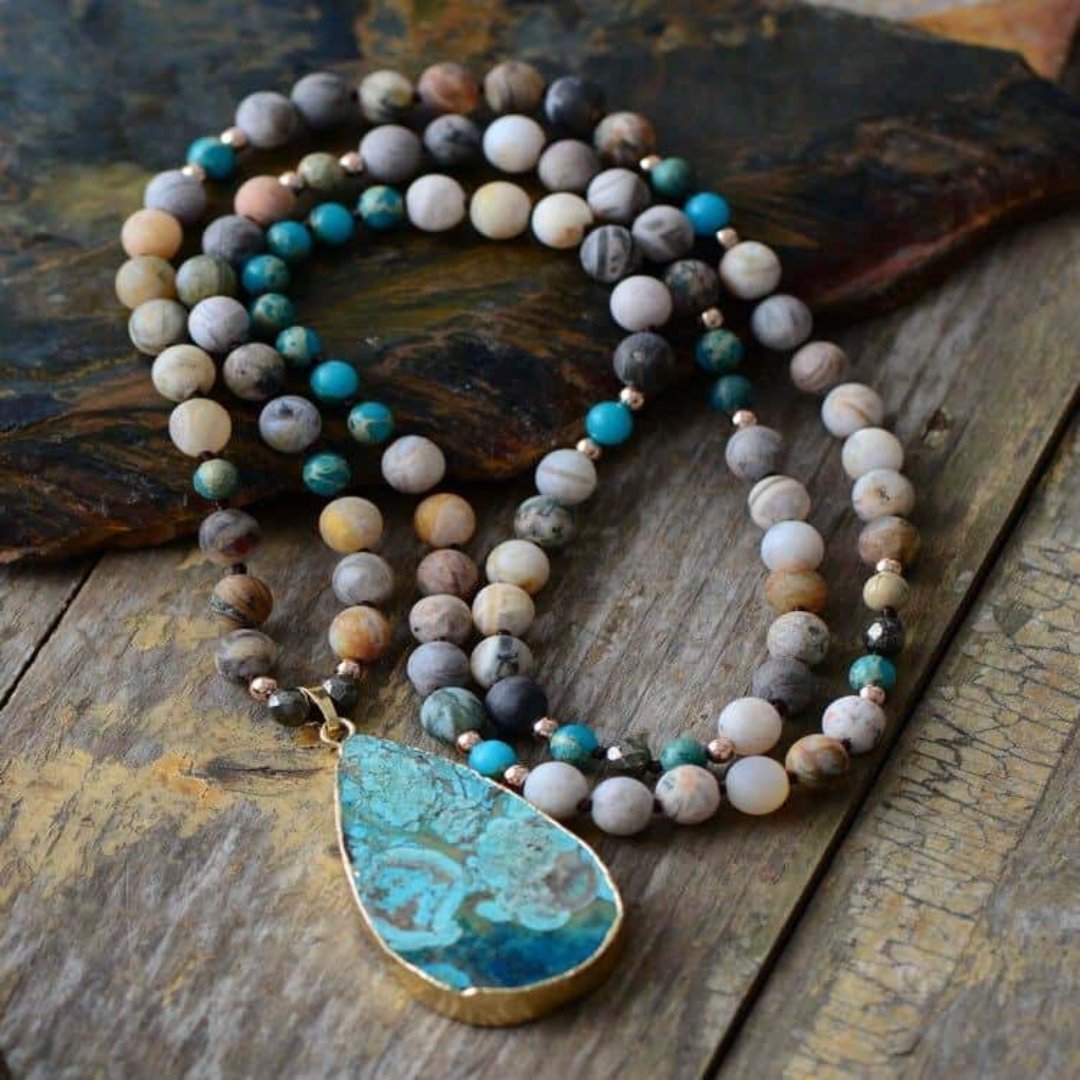 Calming Ocean Jasper Necklace