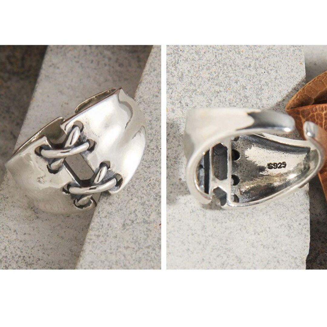 Verstellbarer Ring Alesia aus 925er Sterlingsilber