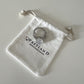 Vintage Moonstone Big Circular Cut Silver Ring