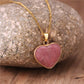 Spiritual Heart Natural Stone Necklace