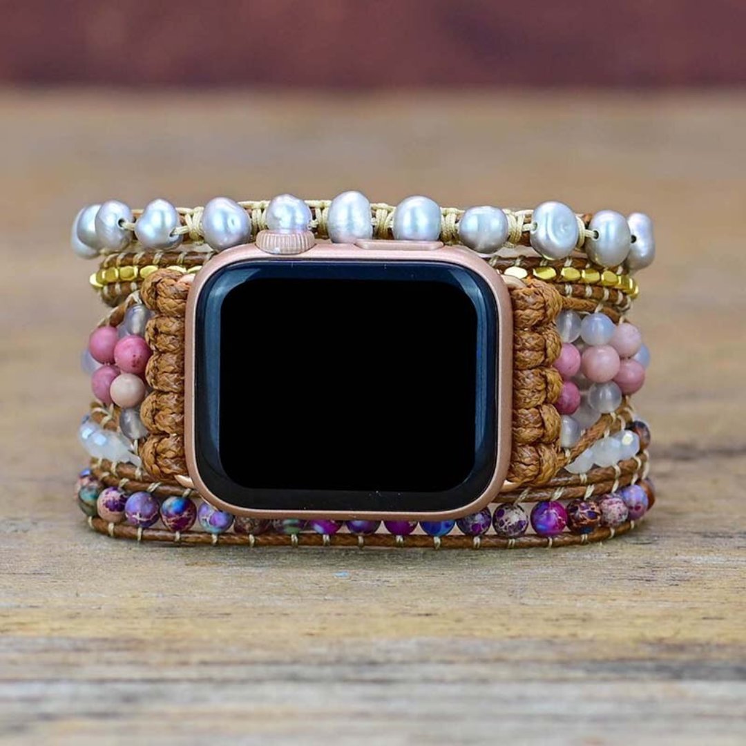 Calming Pearl Apple Watch Strap