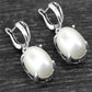Spiritual Crystal Silver Plated Earrings