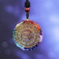 7 Chakra Orgonit Om Symbol Halskette