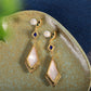 Enchanting Malachite Lapis Lazuli S925 Silver Earrings