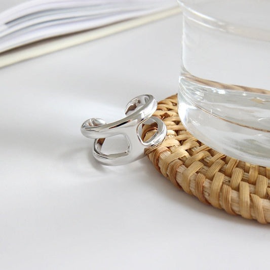 Helena 925 Sterling Silver Adjustable Ring