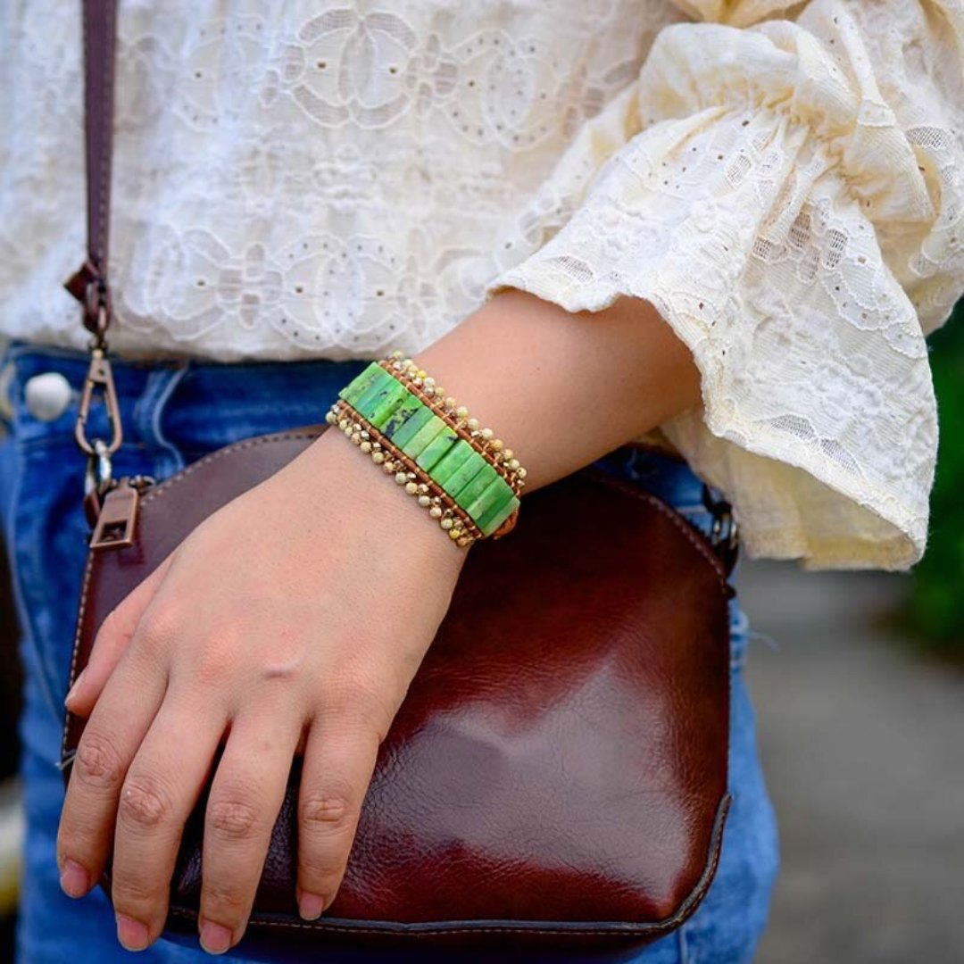 Armband aus australischer Jade 