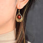 Elegant Drop Gold Tone Earrings