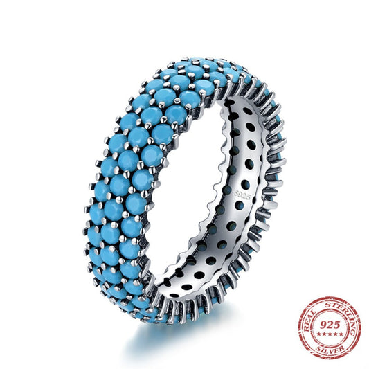Vintage Türkis 925 Sterling Silber Ring 