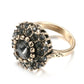 Magnificent Black Onyx Crystal Ring
