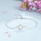 Lucky Rainbow Moonstone Sterling Silver Bracelet