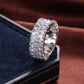 Enchanting Zirconia 925 Sterling Silver Ring