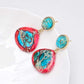 Spiritual Natural Emperor Stone Earrings