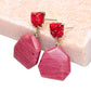 Stilvolle Rhodochrosit-Ohrhänger